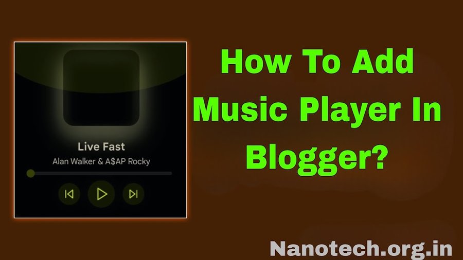 How to Put Music Player in Blogger?